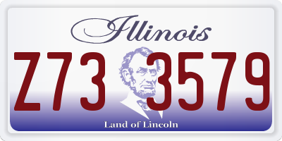 IL license plate Z733579