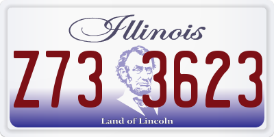 IL license plate Z733623