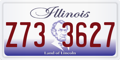 IL license plate Z733627