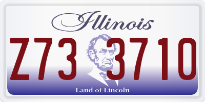 IL license plate Z733710