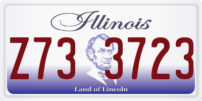 IL license plate Z733723