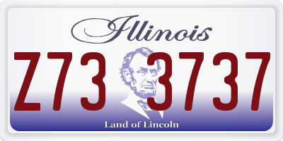 IL license plate Z733737
