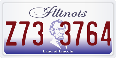 IL license plate Z733764