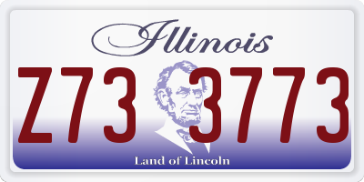IL license plate Z733773