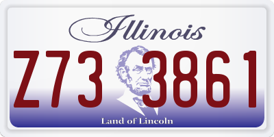 IL license plate Z733861