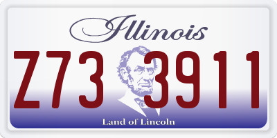 IL license plate Z733911