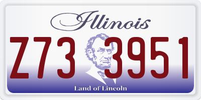 IL license plate Z733951