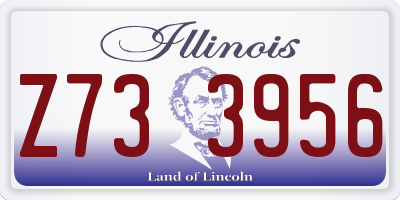 IL license plate Z733956
