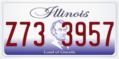 IL license plate Z733957
