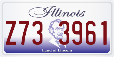 IL license plate Z733961