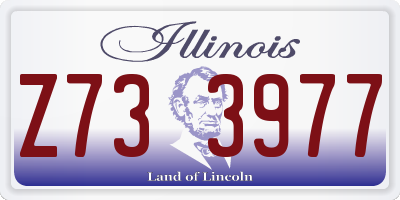 IL license plate Z733977