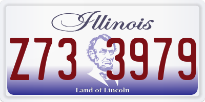 IL license plate Z733979