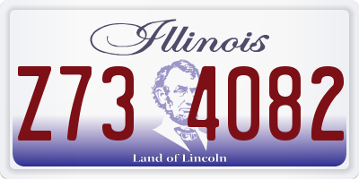 IL license plate Z734082