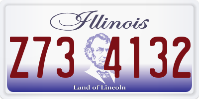 IL license plate Z734132