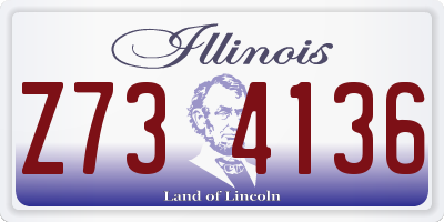 IL license plate Z734136