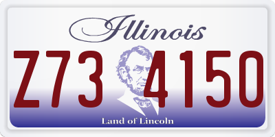IL license plate Z734150