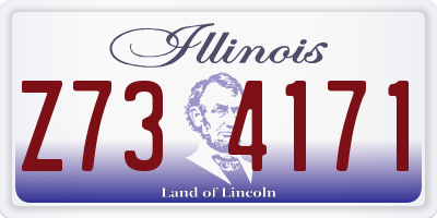 IL license plate Z734171