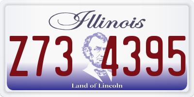 IL license plate Z734395
