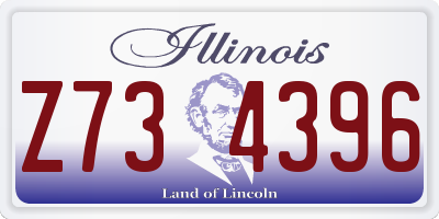 IL license plate Z734396