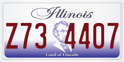 IL license plate Z734407