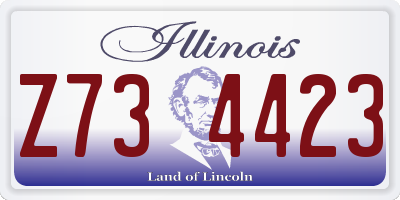 IL license plate Z734423
