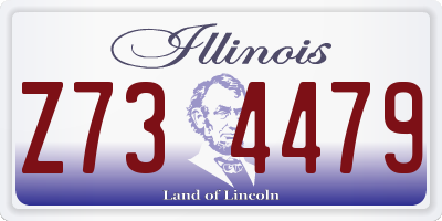 IL license plate Z734479