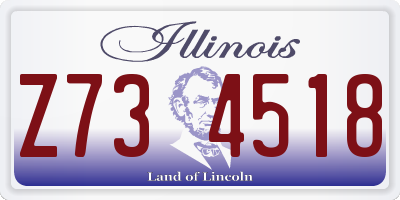 IL license plate Z734518