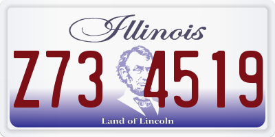 IL license plate Z734519