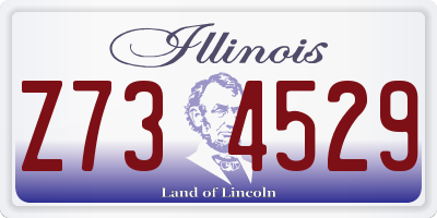 IL license plate Z734529