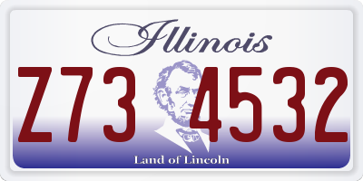 IL license plate Z734532