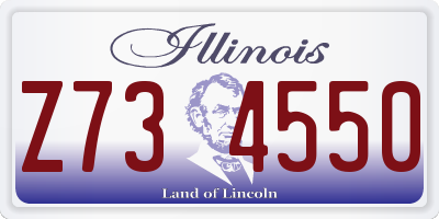 IL license plate Z734550