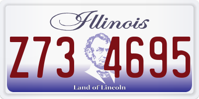 IL license plate Z734695