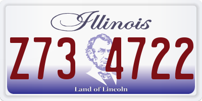 IL license plate Z734722