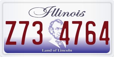 IL license plate Z734764