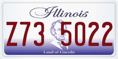 IL license plate Z735022