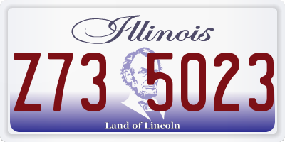 IL license plate Z735023