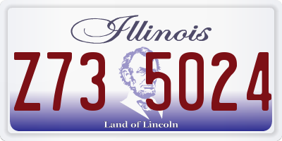 IL license plate Z735024