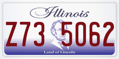 IL license plate Z735062