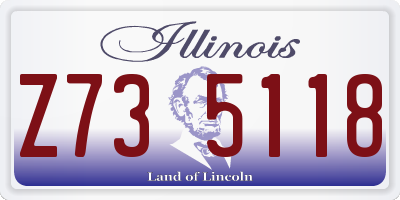 IL license plate Z735118