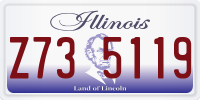 IL license plate Z735119