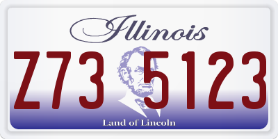 IL license plate Z735123