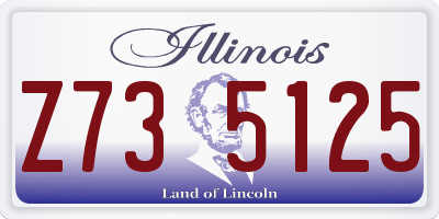 IL license plate Z735125