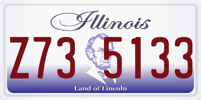 IL license plate Z735133