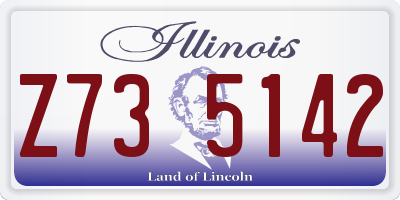 IL license plate Z735142