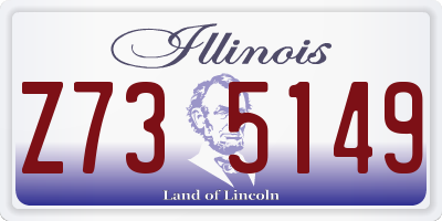 IL license plate Z735149