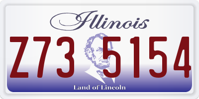 IL license plate Z735154