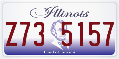 IL license plate Z735157