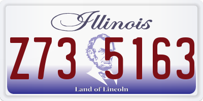 IL license plate Z735163