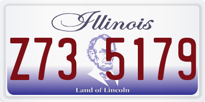 IL license plate Z735179