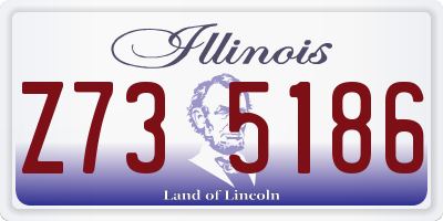 IL license plate Z735186